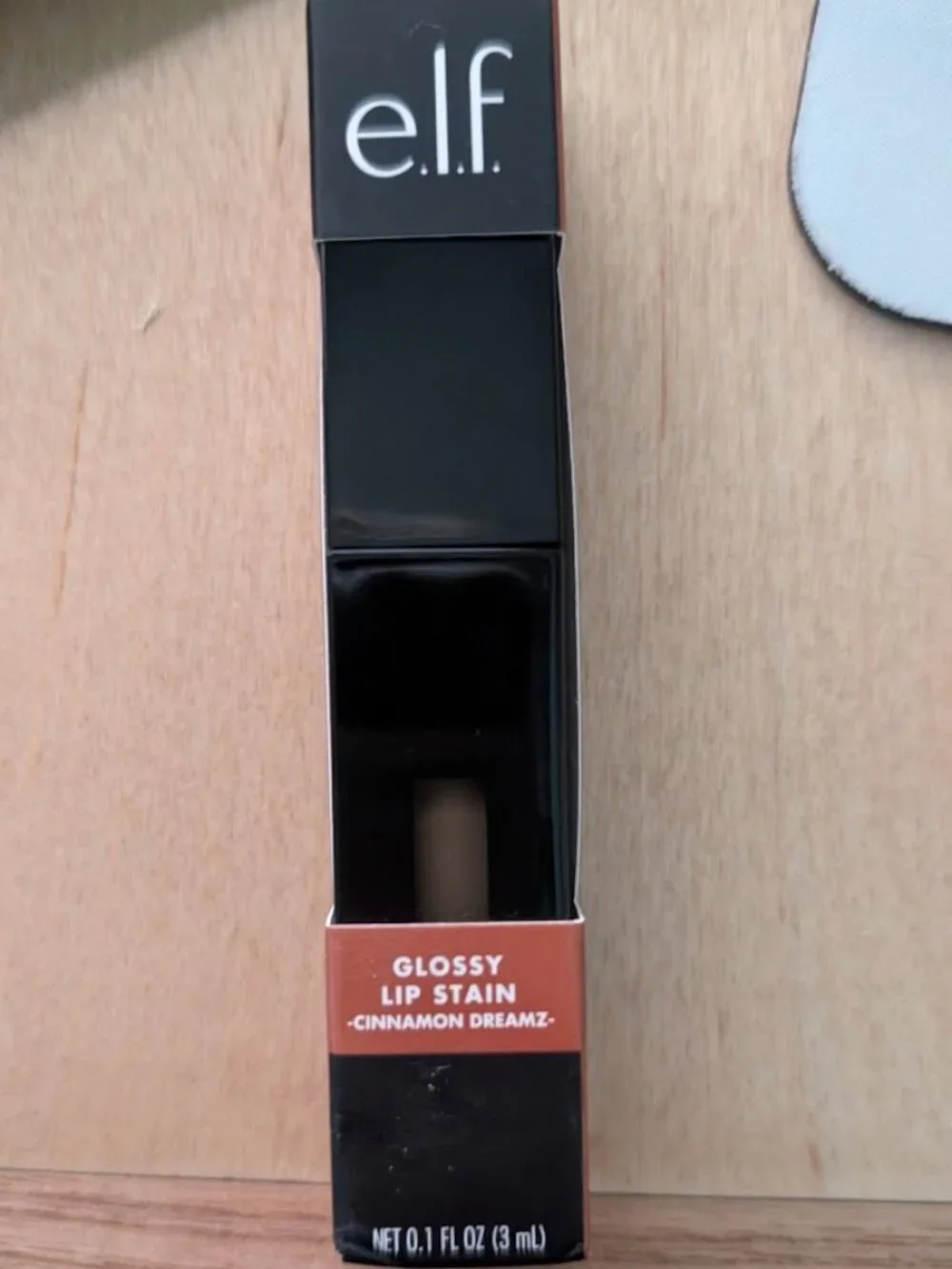NIB e.l.f. Glossy Lip Stain Cinnamon Dreamz Long Lasting Lip Color Tint 0.1oz